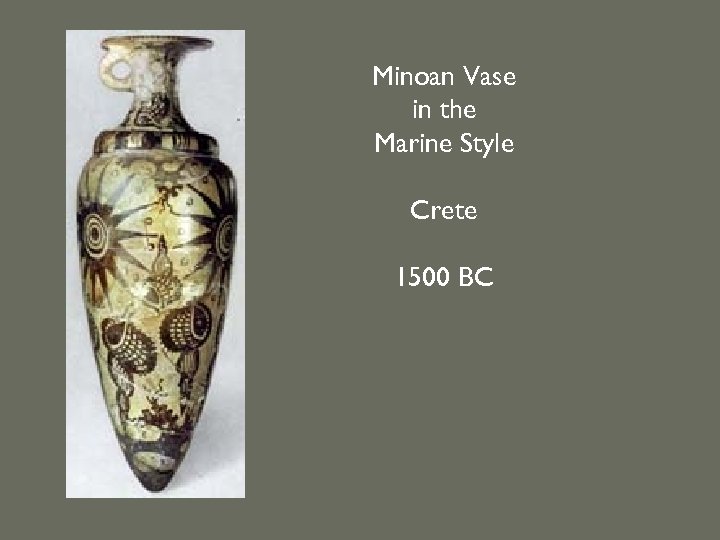 Minoan Vase in the Marine Style Crete 1500 BC 