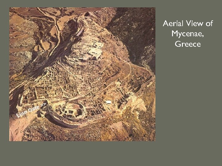 Aerial View of Mycenae, Greece 