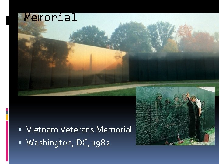 Memorial Vietnam Veterans Memorial Washington, DC, 1982 