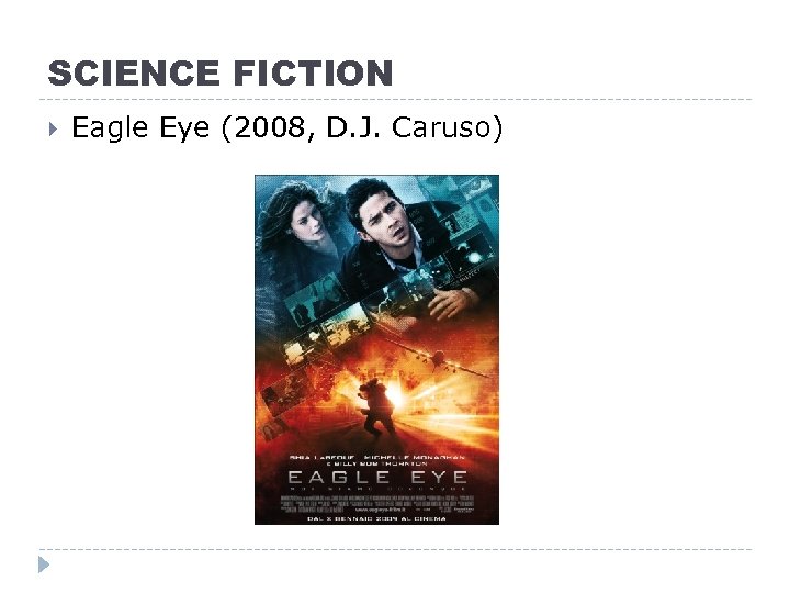 SCIENCE FICTION Eagle Eye (2008, D. J. Caruso) 