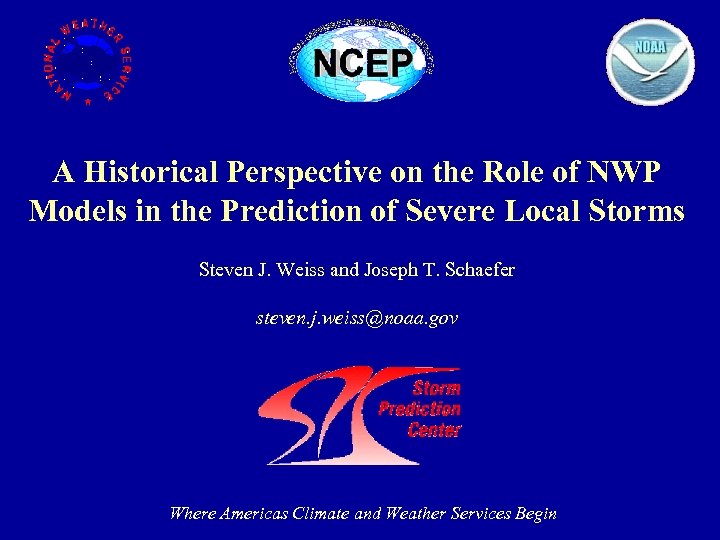 A Historical Perspective on the Role of NWP Models in the Prediction of Severe