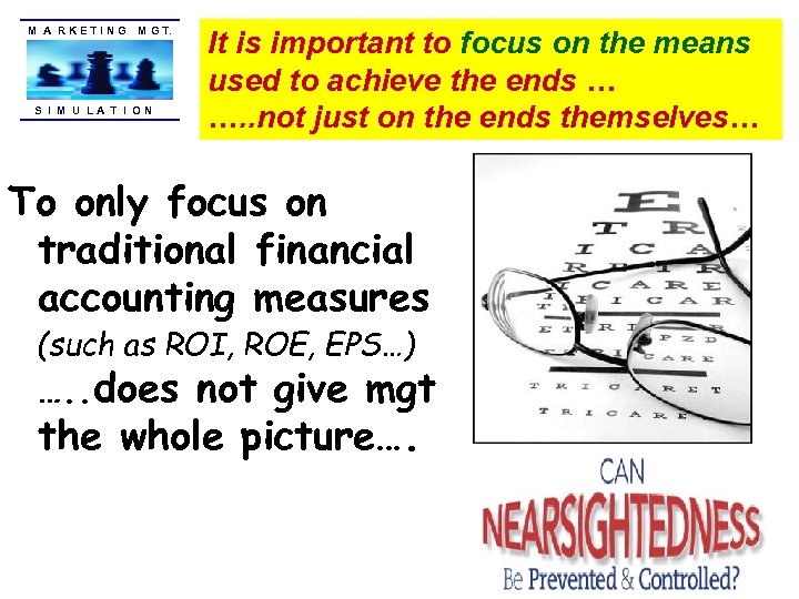 M A RKETING M G T. S I M U LA T I ON