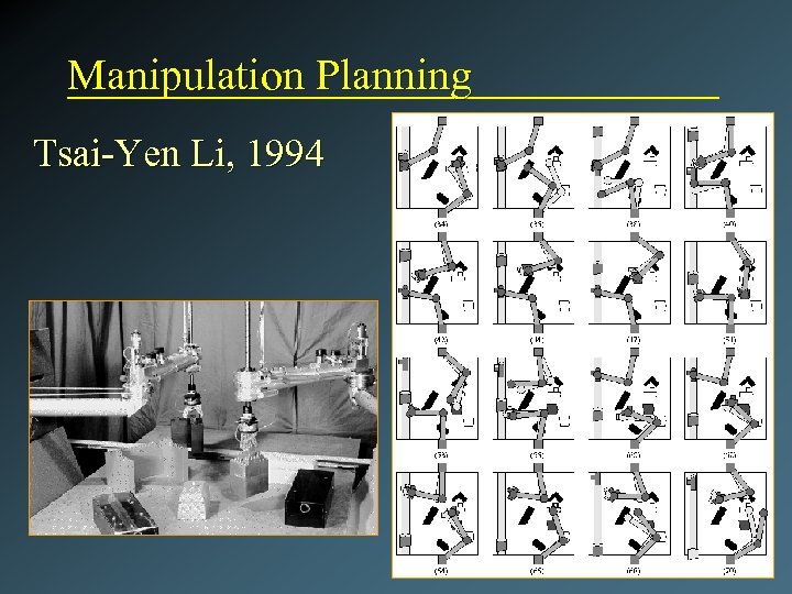 Manipulation Planning Tsai-Yen Li, 1994 