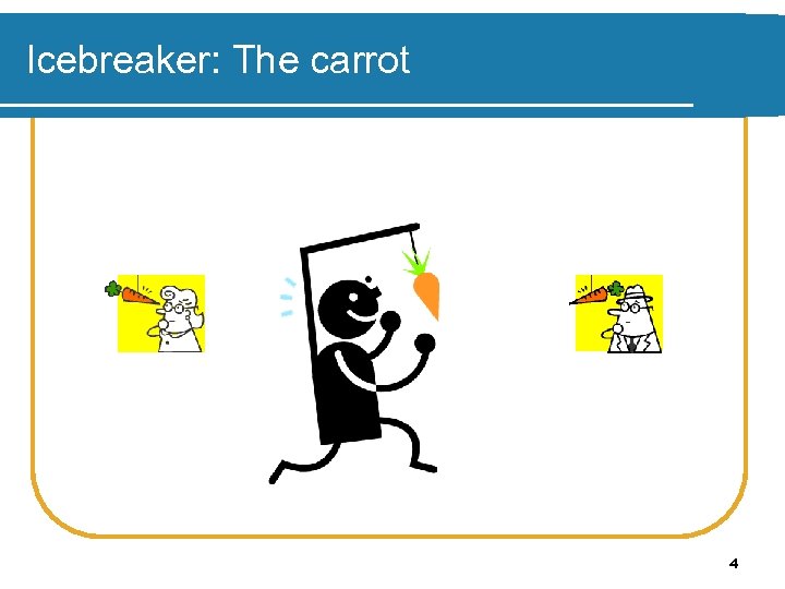 Icebreaker: The carrot 4 