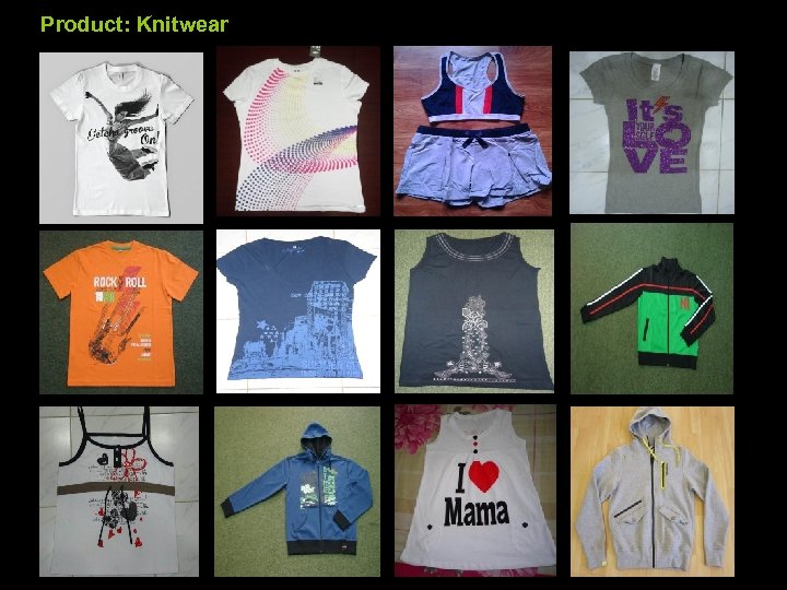 Product: Knitwear 