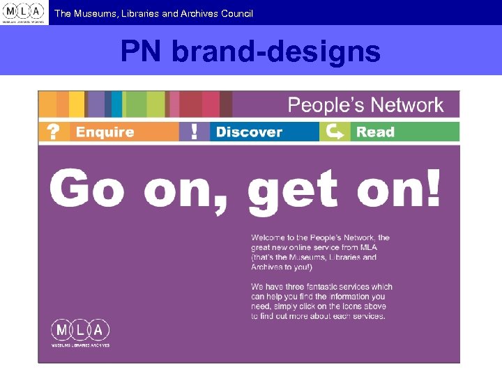 The Museums, Libraries and Archives Council PN brand-designs 