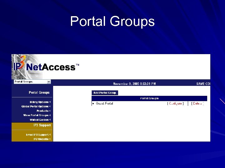 Portal Groups 