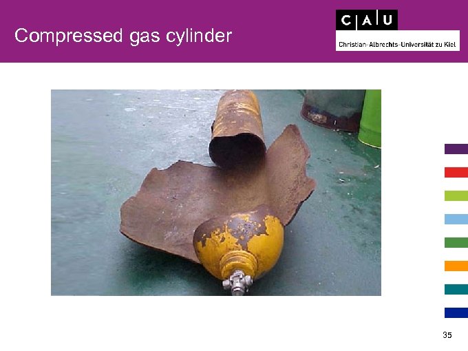 Compressed gas cylinder 35 