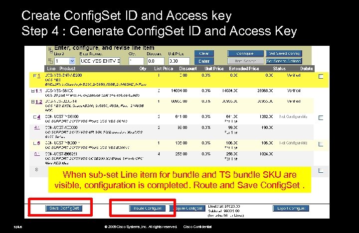 Create Config. Set ID and Access key Step 4 : Generate Config. Set ID