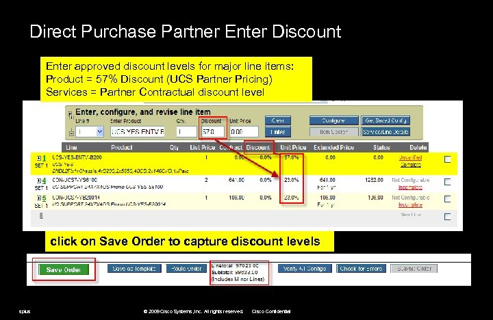 Direct Purchase Partner Enter Discount Enter approved discount levels for major line items: Product