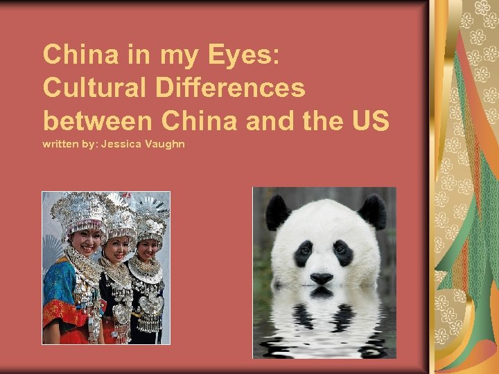 china in my eyes essay