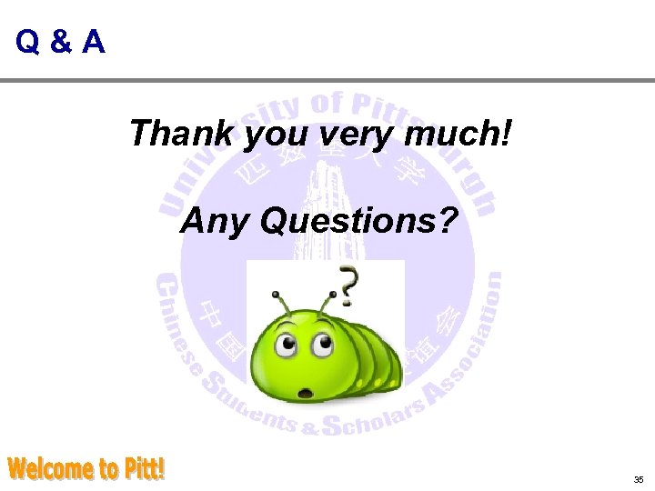 Q&A Thank you very much! Any Questions? 35 