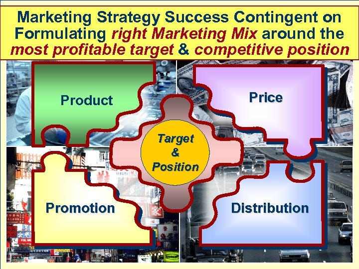 Marketing Strategy Success Contingent on Formulating right Marketing Mix around the most profitable target