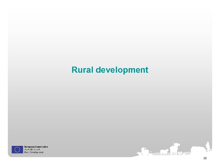 Rural development 33 