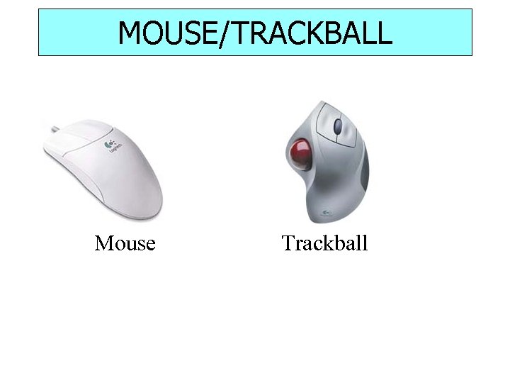 MOUSE/TRACKBALL Mouse Trackball 28 