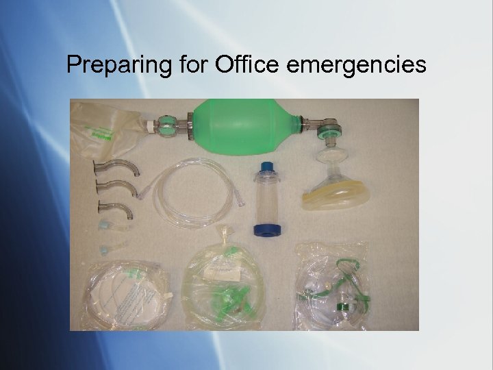 Preparing for Office emergencies 