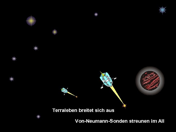 Terraleben breitet sich aus Von-Neumann-Sonden streunen im All 