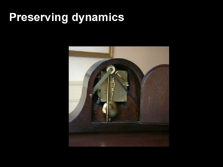 Preserving dynamics 