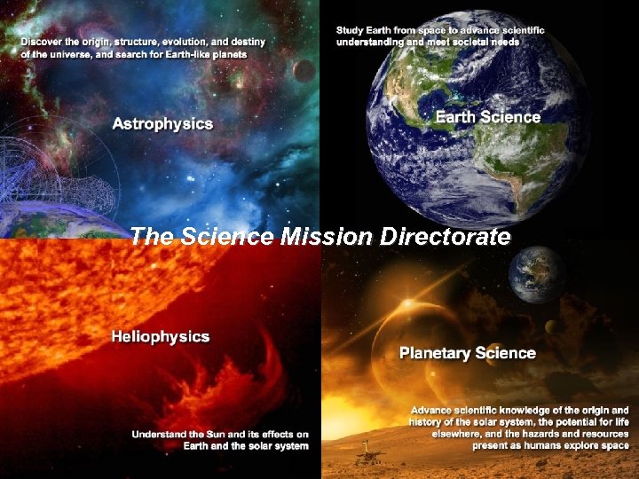 The Science Mission Directorate 