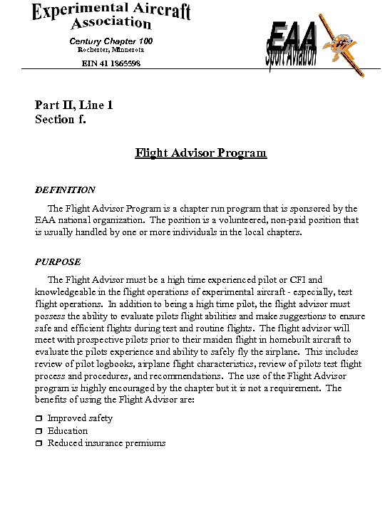 Century Chapter 100 Rochester, Minnesota EIN 41 1865598 Part II, Line 1 Section f.