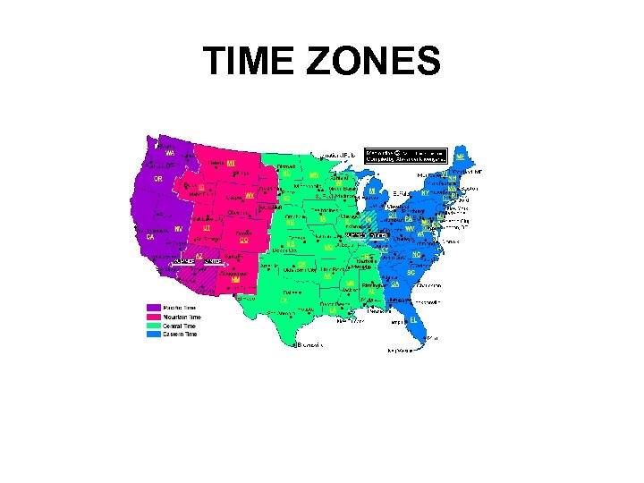 TIME ZONES 