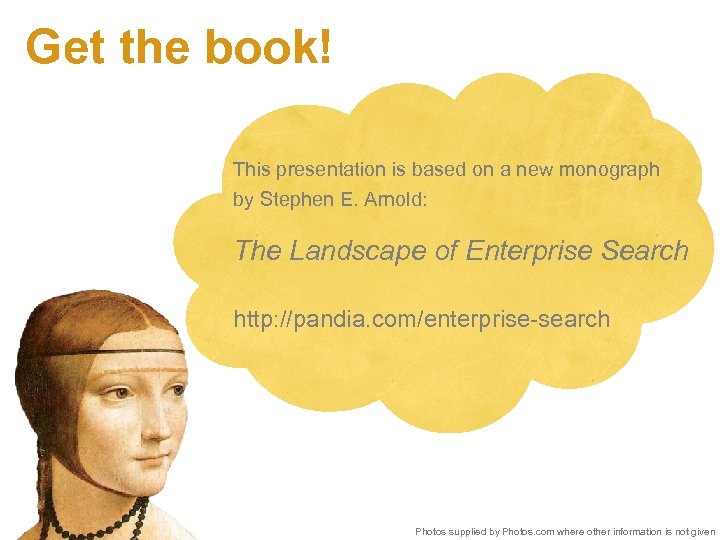 Get the book! This presentation is based on a new monograph by Stephen E.