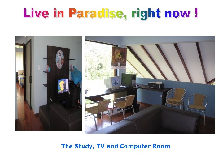 The Study, TV and Computer Room 