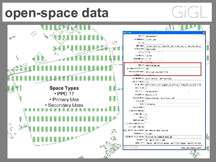 open-space data Space Types • PPG 17 • Primary Use • Secondary Uses 