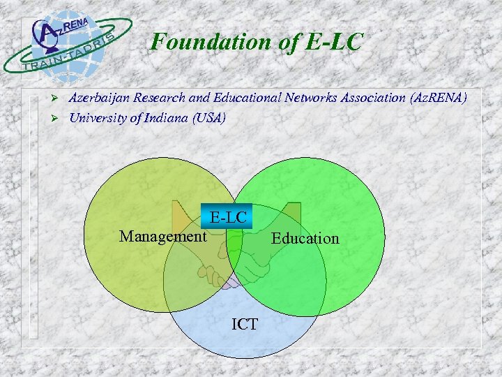 Foundation of E-LC Ø Ø Azerbaijan Research and Educational Networks Association (Az. RENA) University
