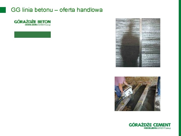 GG linia betonu – oferta handlowa 