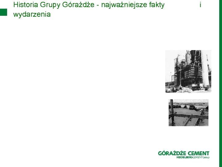 Historia Grupy Górażdże - najważniejsze fakty wydarzenia i 