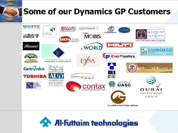 Some of our Dynamics GP Customers 