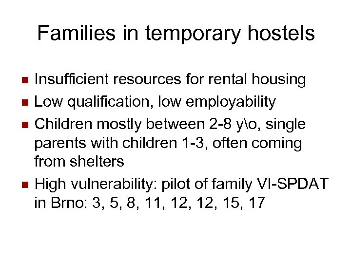 RCT proposal of housing first for homeless families