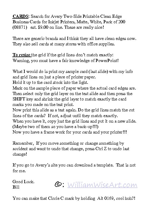 CARDS: Search for Avery Two-Side Printable Clean Edge Business Cards for Inkjet Printers, Matte,