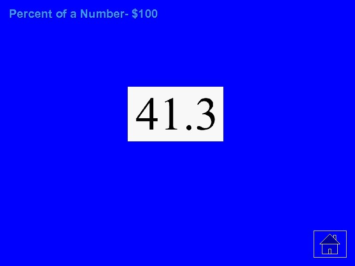 Percent of a Number- $100 