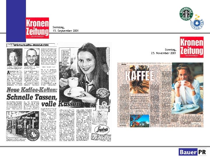 Samstag, 15. September 2001 Sonntag, 25. November 2001 