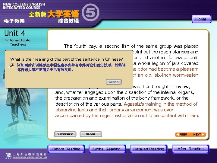 The fourth day, a second fish of the same group was placed beside the