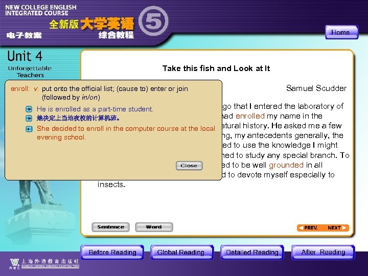 Take this fish and Look at It enroll: v. put onto the official list;