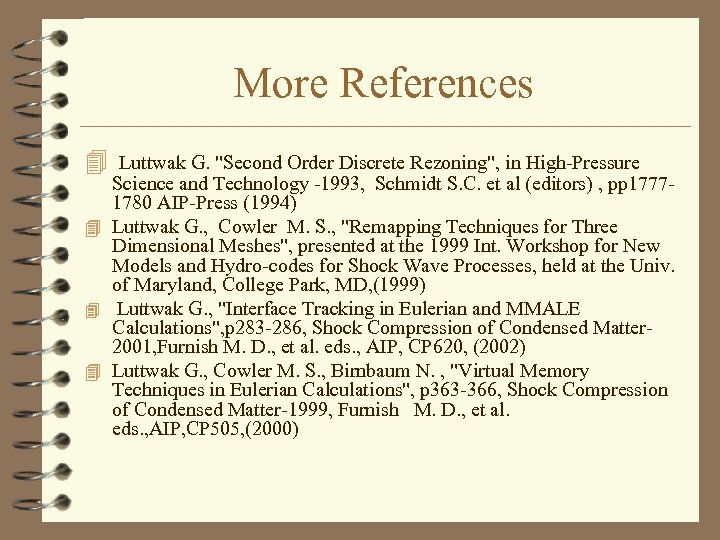 More References 4 Luttwak G. 