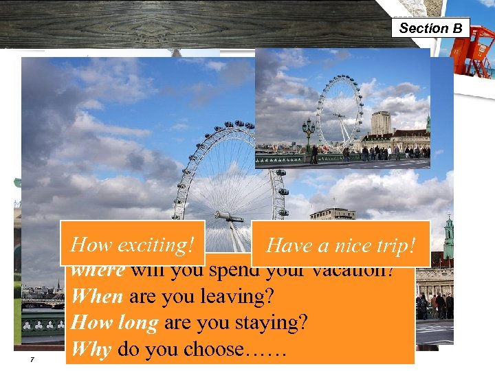 LOGO Section B Name: Eddie Place: Hong Kong When to leave: On Jan. 22