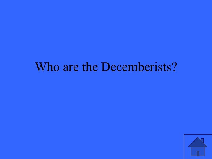 Who are the Decemberists? 