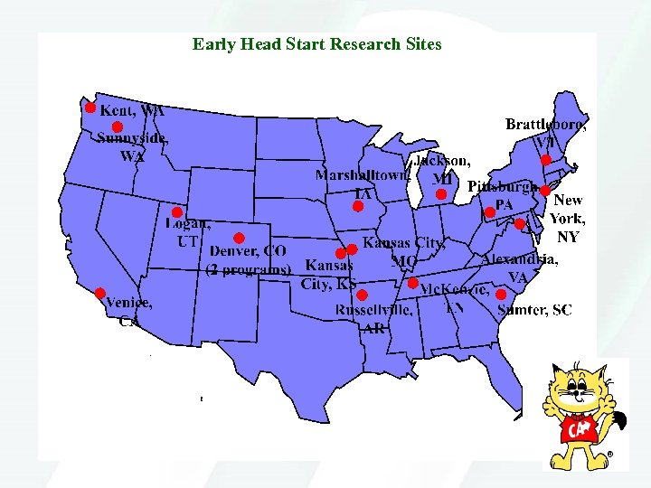 Early Head Start Research Sites 