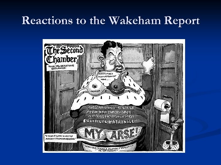Reactions to the Wakeham Report 