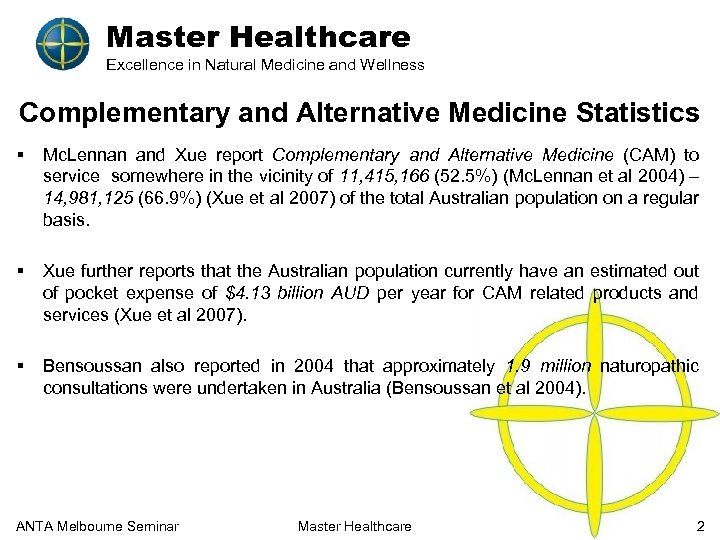 Master Healthcare Excellence in Natural Medicine and Wellness Complementary and Alternative Medicine Statistics §