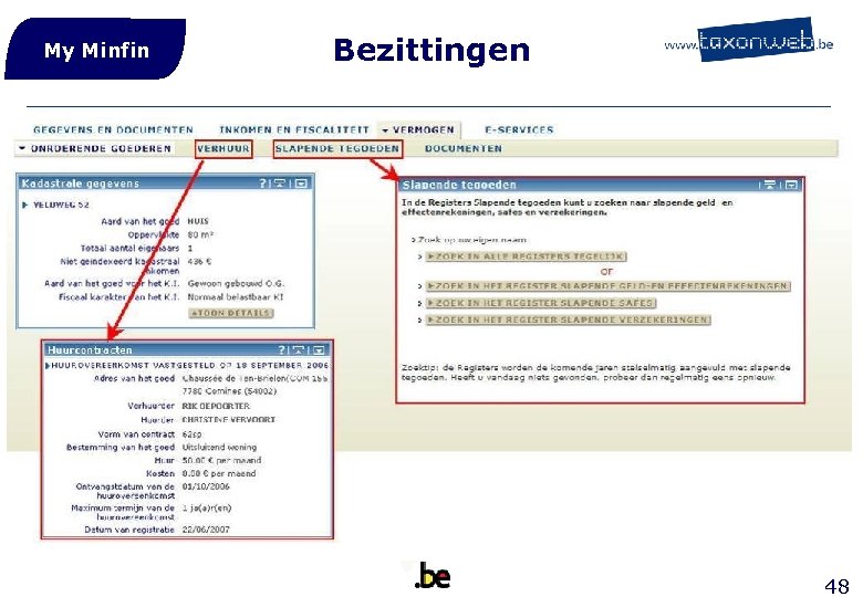 My Minfin Bezittingen 48 