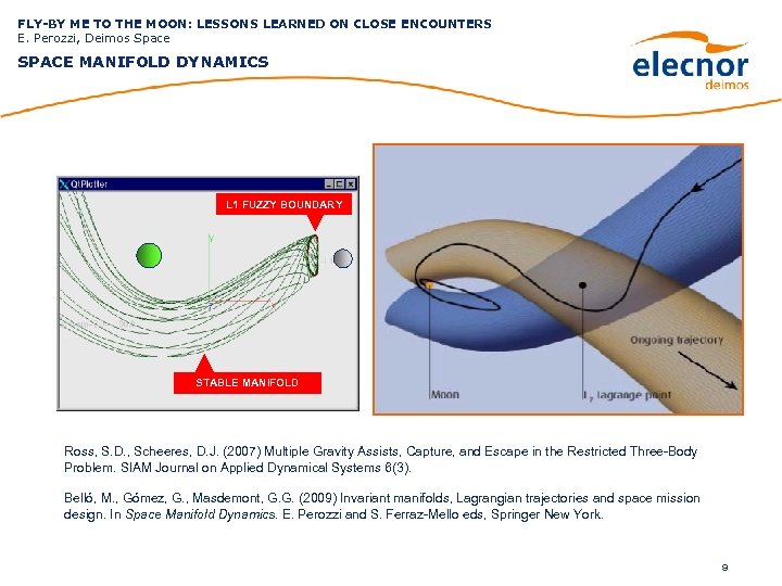FLY-BY ME TO THE MOON: LESSONS LEARNED ON CLOSE ENCOUNTERS E. Perozzi, Deimos Space