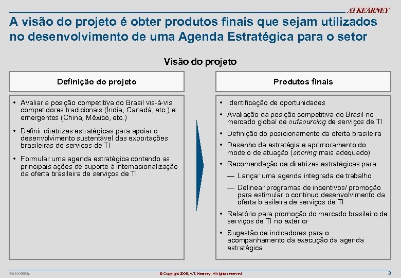 A visão do projeto é obter produtos finais que sejam utilizados no desenvolvimento de
