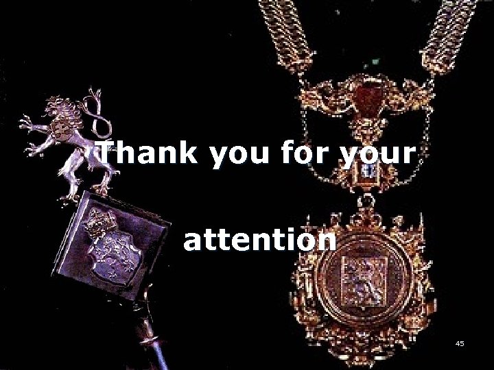 Thank you for your attention 45 
