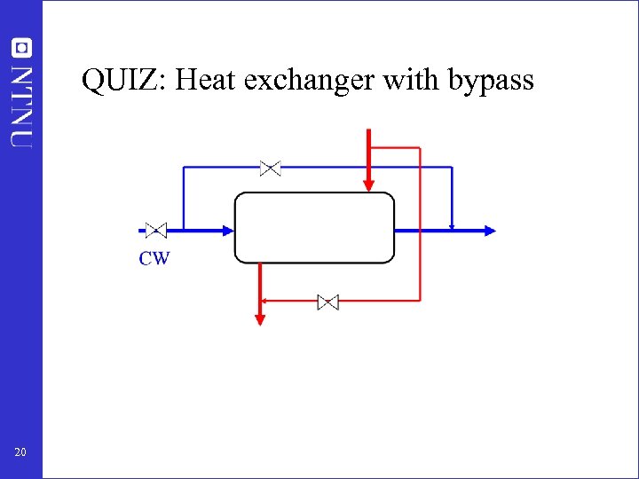 QUIZ: Heat exchanger with bypass 20 