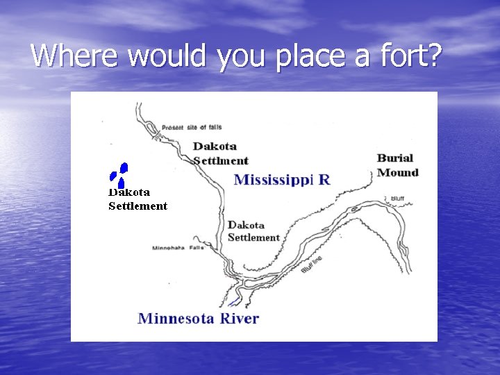 Where would you place a fort? 